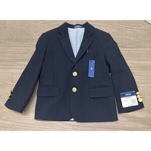 IZOD Boy's Navy Blazer, 4, NWT